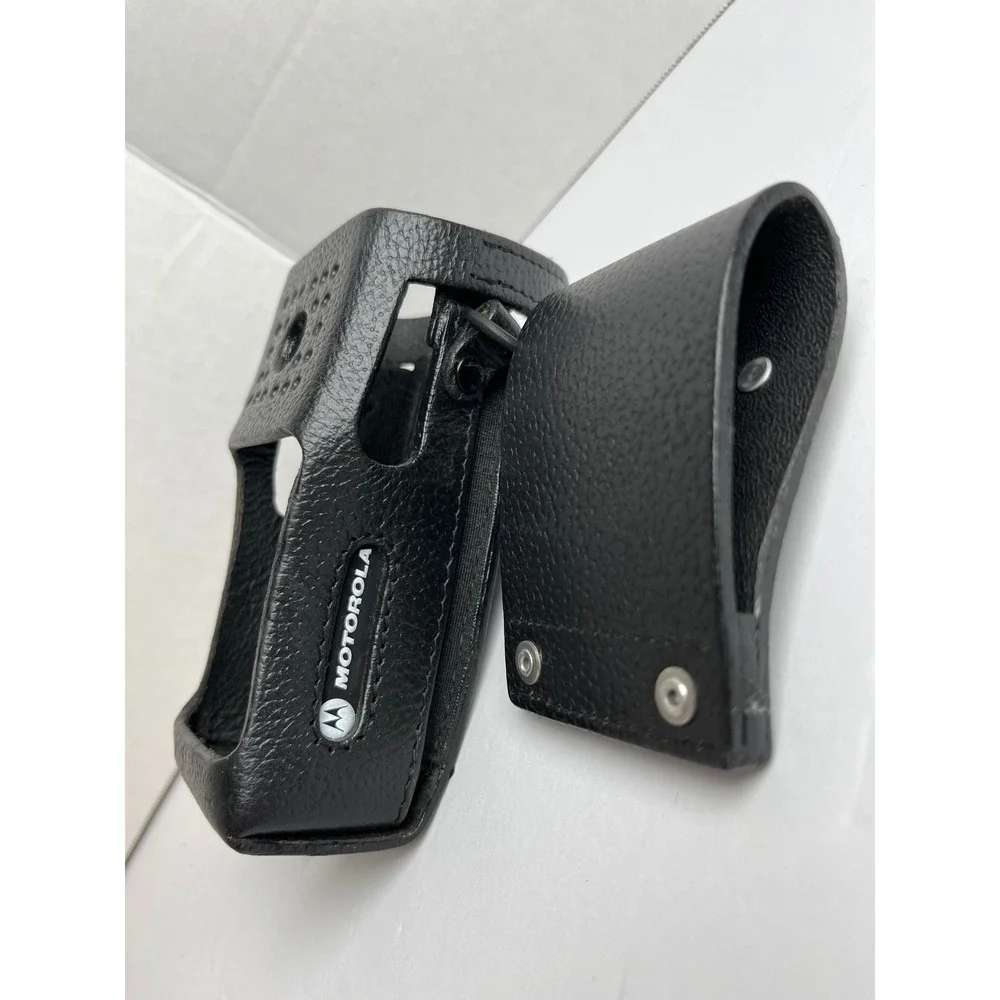 Motorola‎ RLN5496A Genuine Leather Swivel Belt Loop Radio Carry Case Holster